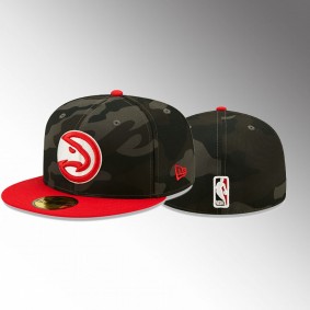 Atlanta Hawks Lifestyle Camo Hat 59FIFTY Fitted Cap