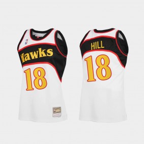 Solomon Hill Atlanta Hawks #18 2021 Reload 2.0 White Jersey