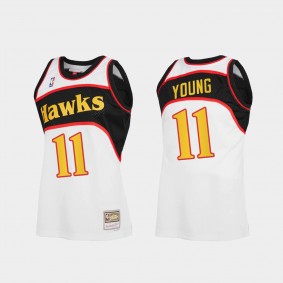 Trae Young Atlanta Hawks #11 2021 Reload 2.0 White Jersey