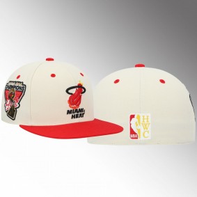 Miami Heat 2012 NBA Champions Cream Hat
