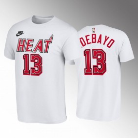 Miami Heat Bam Adebayo Classic Edition 2022-23 T-Shirt White