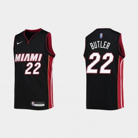 Miami Heat #22 Jimmy Butler 75th Anniversary Icon Black Jersey Youth
