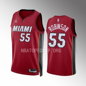 Duncan Robinson Miami Heat #55 Red Jersey 2022-23 Statement Edition Swingman