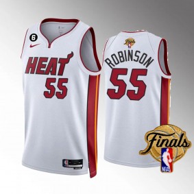Duncan Robinson Miami Heat 2023 NBA Finals White #55 Association Edition Jersey Men