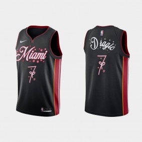 Miami Heat Goran Dragic No. 7 2020 Christmas Night Jersey Black Special Edition for men