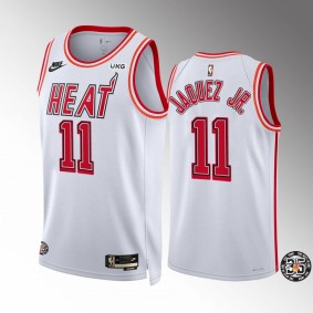 2023 NBA Draft Jaime Jaquez Jr. Miami Heat White Jersey Classic Edition Men