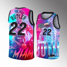 Jimmy Butler Miami Heat Master Dominate Jersey Black #22 Special