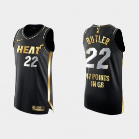 Miami Heat #22 Jimmy Butler 47 Points in Game6 Black Jersey