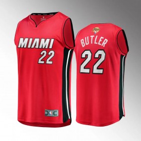 Jimmy Butler Miami Heat 2023 NBA Finals Red #22 Fastbreak Player Jersey Men