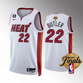 Jimmy Butler Miami Heat 2023 NBA Finals White #22 Association Edition Jersey Men