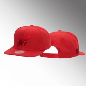Miami Heat Monochromatic Hat Men Red Snapback HWC