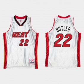 Miami Heat NBA 75th Anniversary #22 Jimmy Butler HWC Limited Platinum Jersey