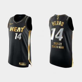 Miami Heat #14 Tyler Herro Jersey 2021-22 NBA Sixth Man of the Year Black