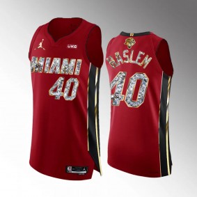 Udonis Haslem Miami Heat 2023 Eastern Conference Champions Red #40 Diamond Edition Jersey Men