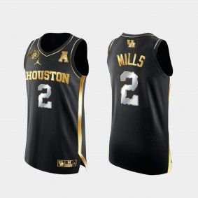 Caleb Mills 2021 March Madness Final Four Houston Cougars Golden Authentic Black Jersey