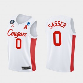 Marcus Sasser Houston Cougars 2021 March Madness Final Four Classic White Jersey