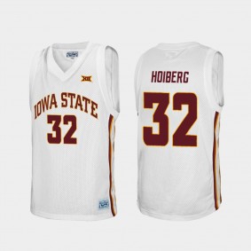 Iowa State Cyclones Fred Hoiberg #32 Alumni  College Basketball Iowa State Cyclones White Jersey