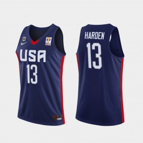 USA James Harden 2019 FIBA Basketball World Cup Men's Blue Jersey