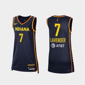 Indiana Fever Jantel Lavender 2021 Explorer Edition Navy Jersey WNBA Victory