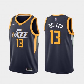 Jazz #13 Jared Butler 2021 NBA Draft Icon Edition Navy Jersey