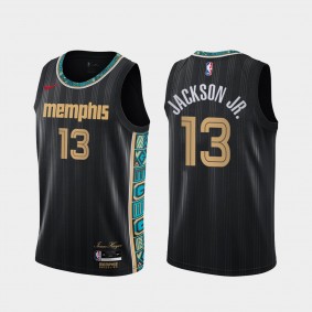 Jaren Jackson Jr. Memphis Grizzlies 2020-21 City New Uniform Black Jersey
