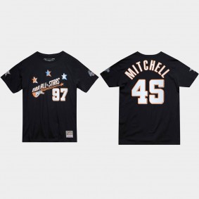 Donovan Mitchell #45 Jazz 2022 NBA All-Star Black T-shirt