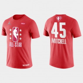 Donovan Mitchell #45 Jazz 2022 NBA All-Star Maroon T-shirt