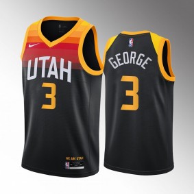 2023 NBA Draft Keyonte George Utah Jazz Black Jersey City Edition Men