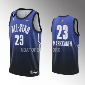 2023 NBA All-Star Lauri Markkanen Blue Western Conference Jersey Jazz #23