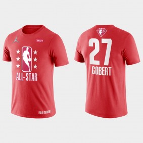 Rudy Gobert #27 Jazz 2022 NBA All-Star Maroon T-shirt
