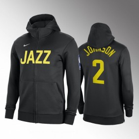 Stanley Johnson Utah Jazz Authentic Showtime Hoodie Black Full-Zip