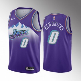 2023 NBA Draft Taylor Hendricks Utah Jazz Purple Jersey Classic Edition Men