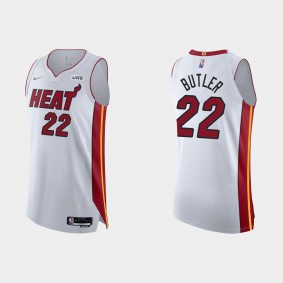 Miami Heat Jimmy Butler #22 2021/22 75th Anniversary Association White Authentic Jersey