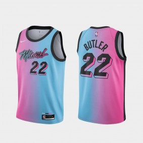 Jimmy Butler Miami Heat 2020-21 City Edition Vice Blue Pick Jersey