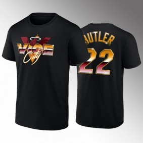 Jimmy Butler Miami Heat Vice City Black #22 T-Shirt 2022 Playoffs