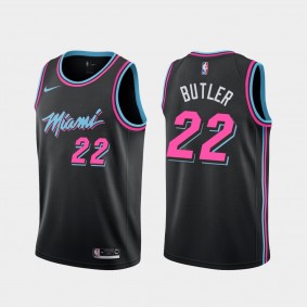 Miami Heat Jimmy Butler 2019-20 City Black Men's #22 Jersey