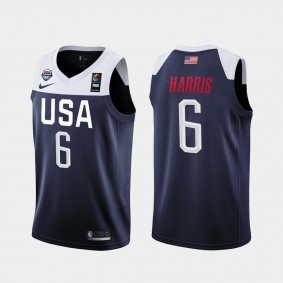 USA Team Joe Harris 2019 FIBA Basketball World Cup Men's Navy Jersey