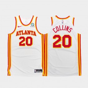 John Collins Atlanta Hawks 2020-21 Association Authentic White Jersey