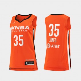Connecticut Sun Jonquel Jones 2021 WNBA All-Star Game #35 Orange Victory Jersey Women