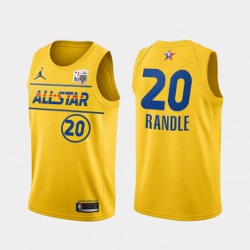 Knicks Julius Randle 2021 All-Star Eastern Jersey Gold Taco Bell Skills Challenge