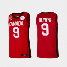 Kelly Olynyk Canada Basketball Red 2021 Tokyo Olympics Jersey Senior