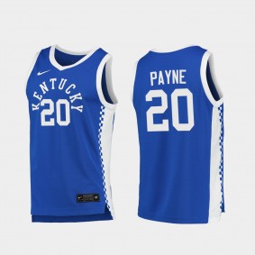 Zan Payne Kentucky Wildcats College Basketball Blue Jersey Kentucky Wildcats