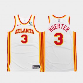 Kevin Huerter Atlanta Hawks 2020-21 Association Authentic White Jersey