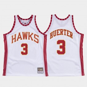 Hawks Kevin Huerter Hardwood Classics Retro Jersey White