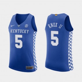 Kevin Knox II Kentucky Wildcats #5 Royal Authentic Jersey