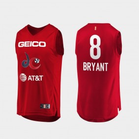 Kobe Bryant WNBA Honors Mamba Red Jersey Washington Mystics