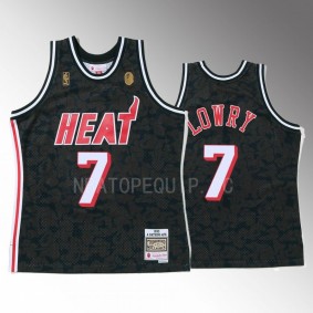 Kyle Lowry 2022 BAPE Miami Heat Jersey Camo Tanktop Black Men's jersey