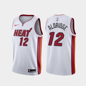LaMarcus Aldridge Miami Heat Association Edition 2021 Trade White Jersey