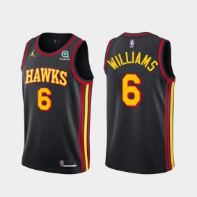 Lou Williams Atlanta Hawks Black 2021 Statement Edition Jersey Swingman