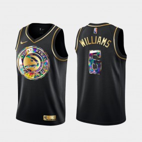 Lou Williams Atlanta Hawks Diamond Logo Jersey 2021-22 NBA 75th Season Black